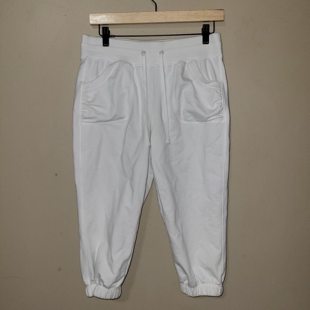 Exertek Pants, Women's‎ Size Small , White, Pull On, Capri, Leggings.